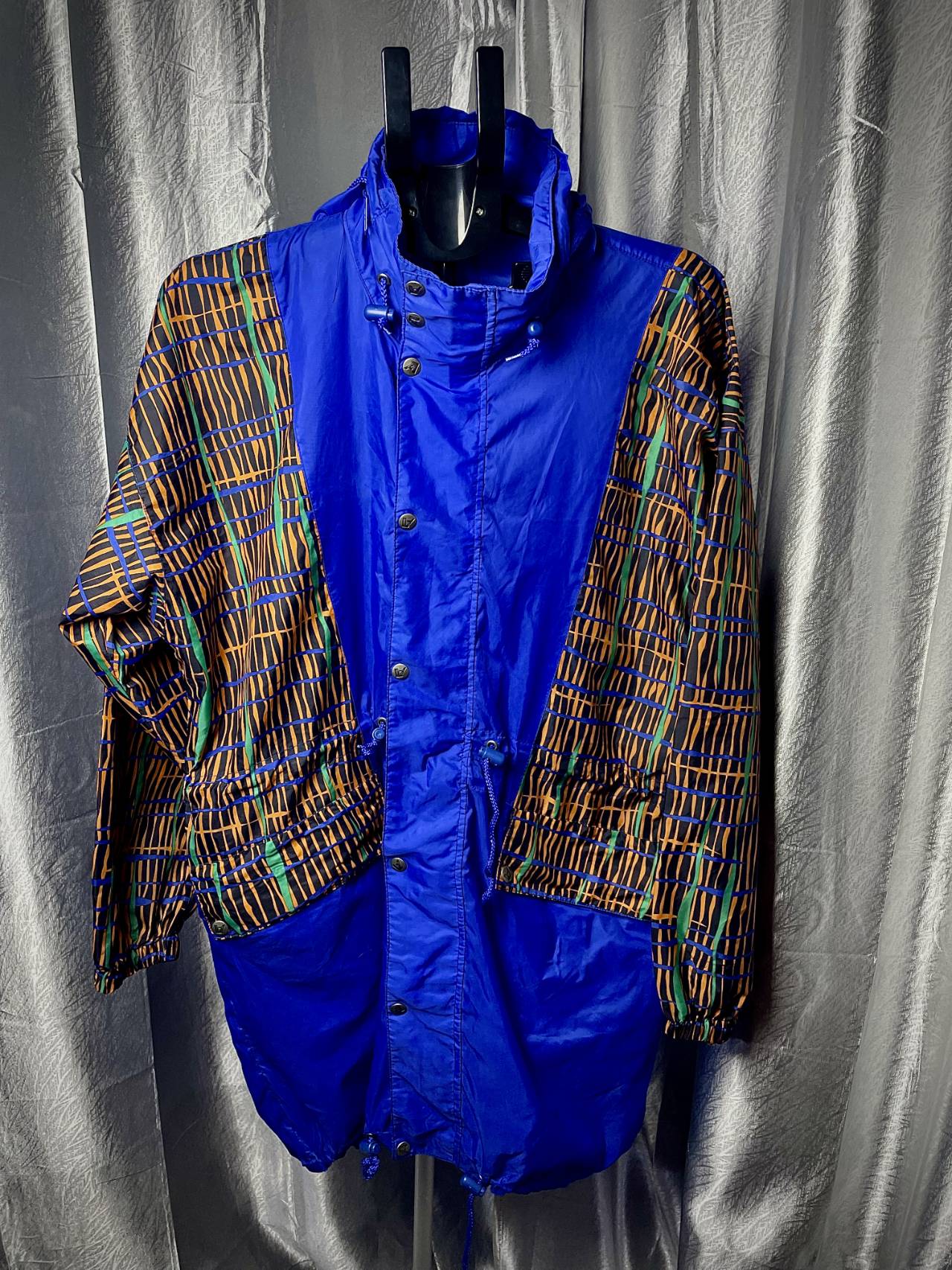 Parka Coupe-vent à Motifs – Style Rétro — image principale