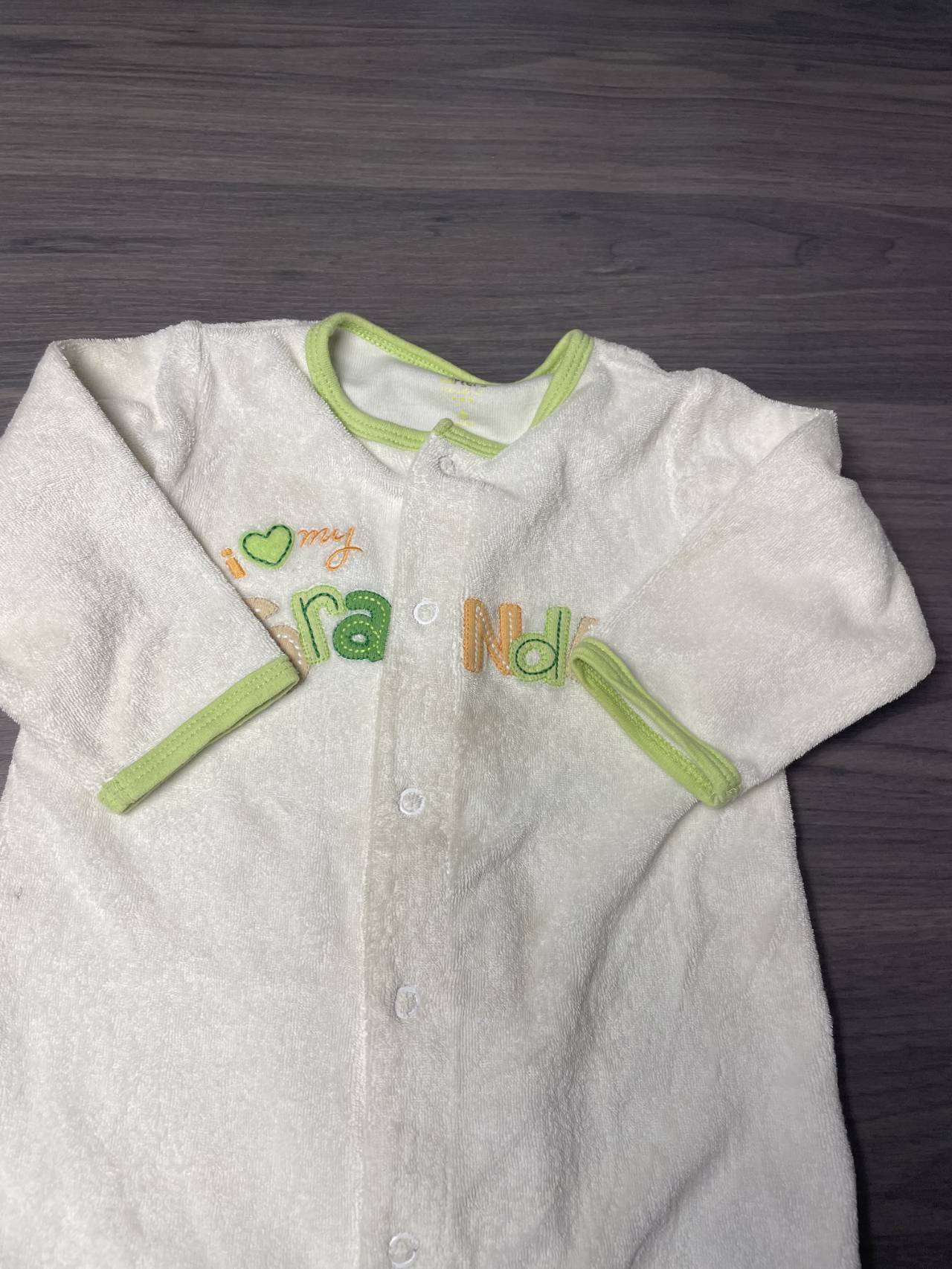 Pyjama Bébé En Velours Avec Pieds – Ultra Doux — image1
