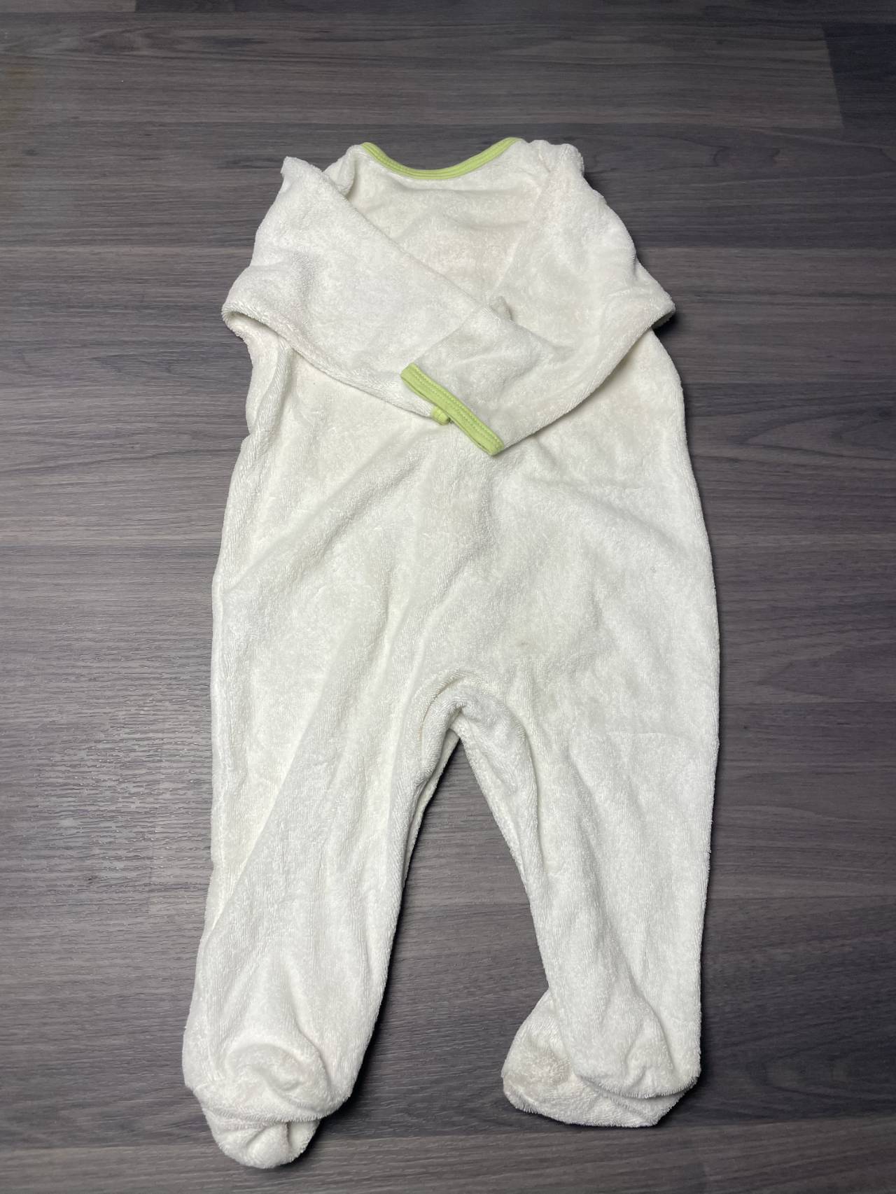 Pyjama Bébé En Velours Avec Pieds – Ultra Doux — image2