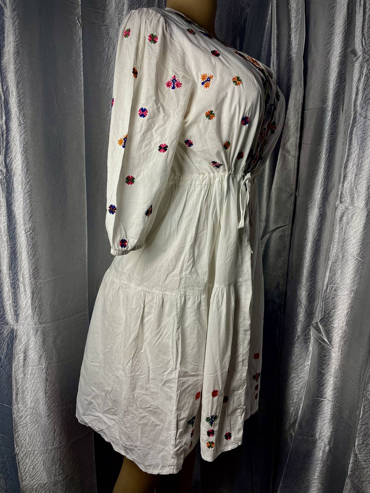 Robe Brodée Multicolore Style Bohème — image2