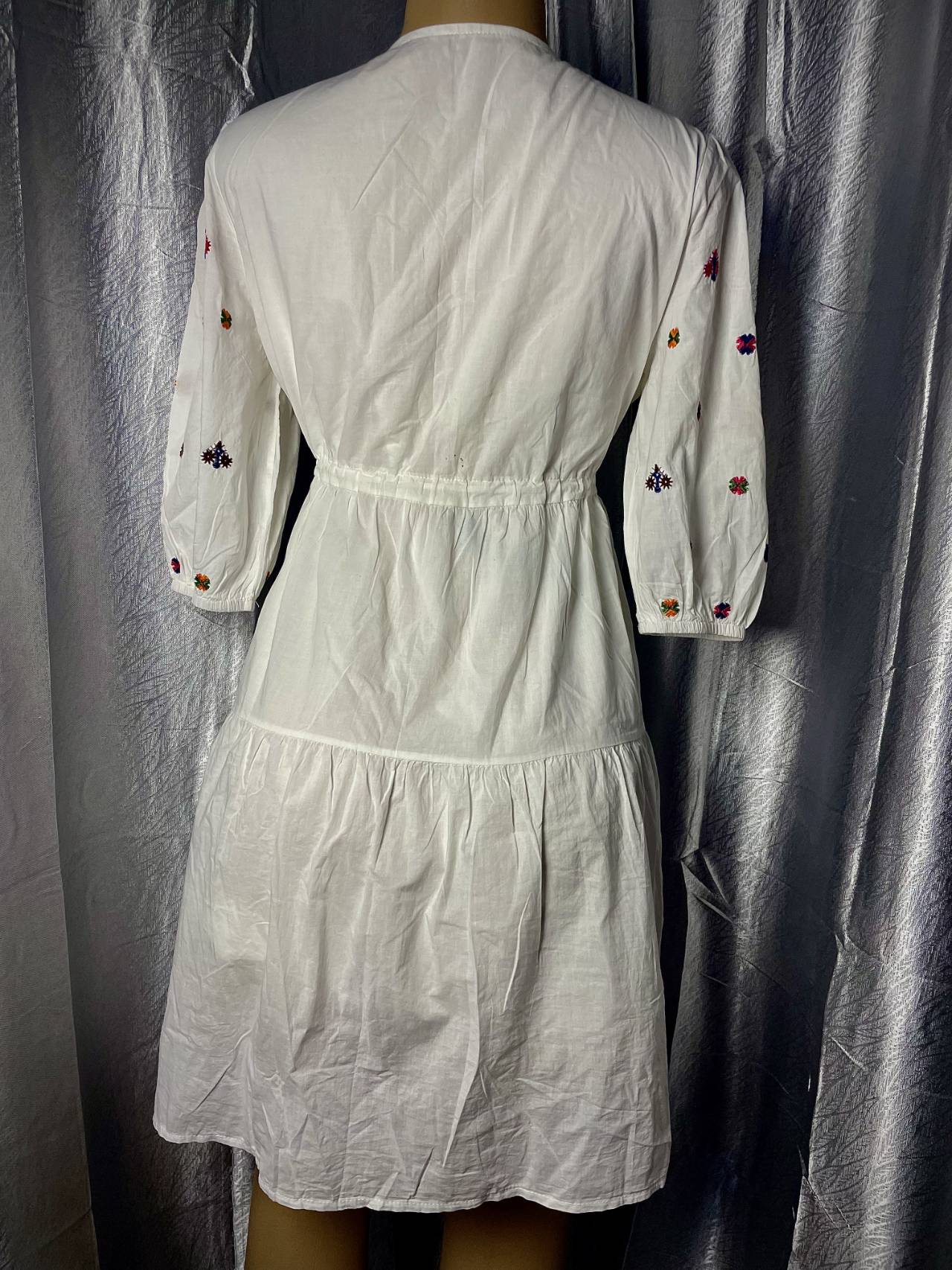 Robe Brodée Multicolore Style Bohème — image3