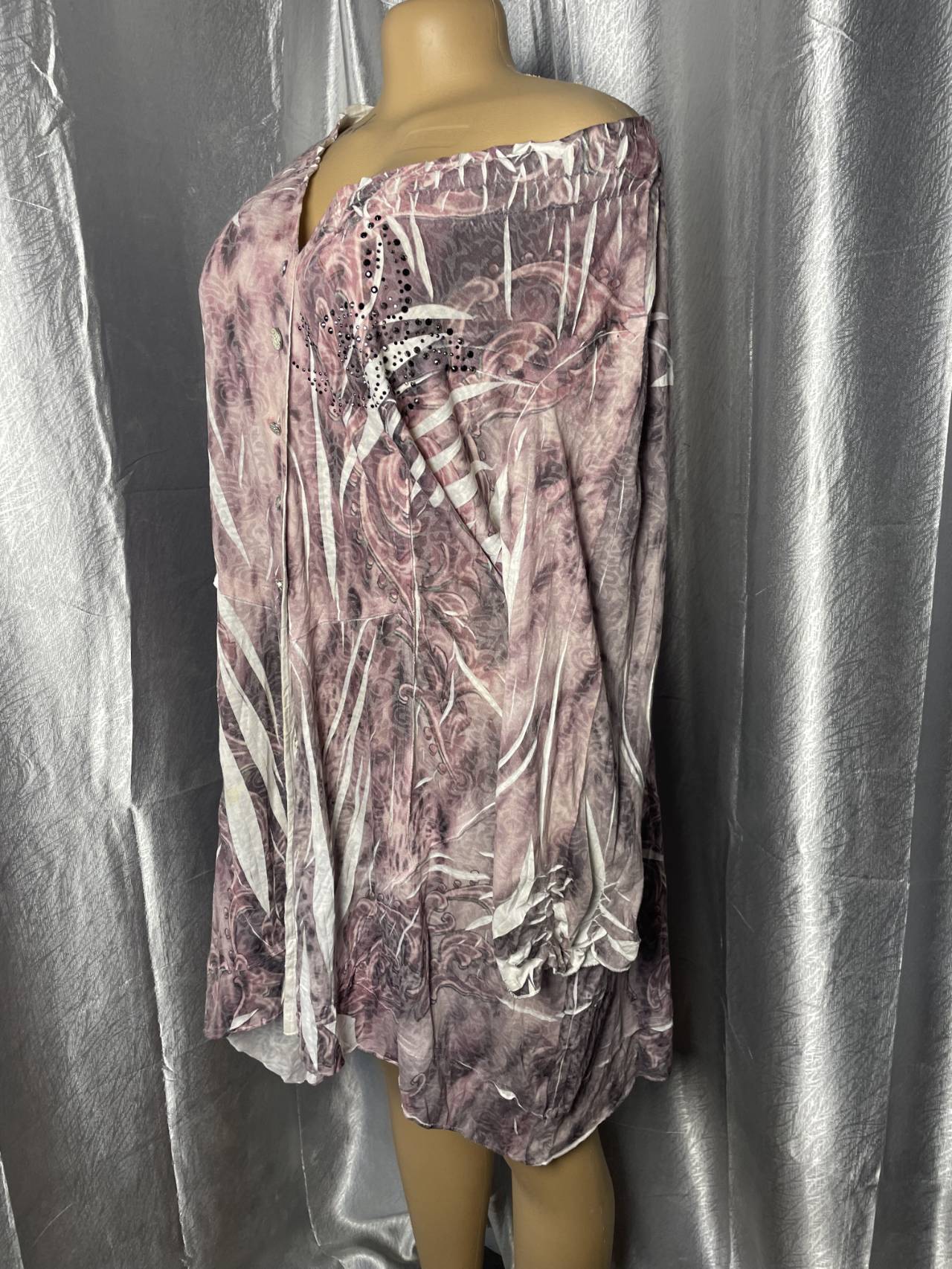 Robe Chemise à Motifs Abstraits Pour Femme — image1