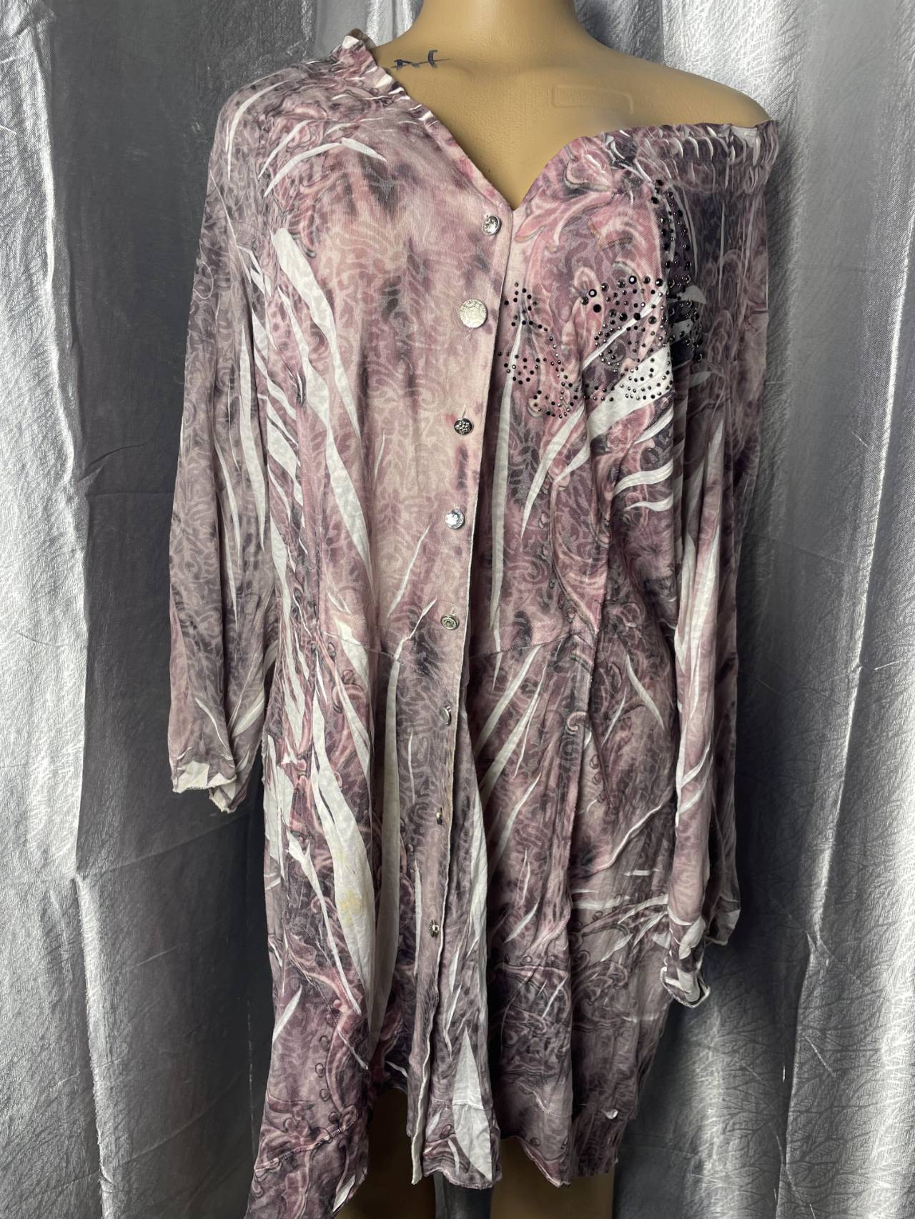 Robe Chemise à Motifs Abstraits Pour Femme — image principale