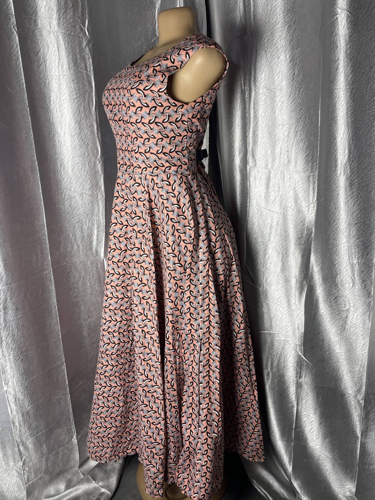 Robe Longue à Motifs Géométriques Pour Femme — image2