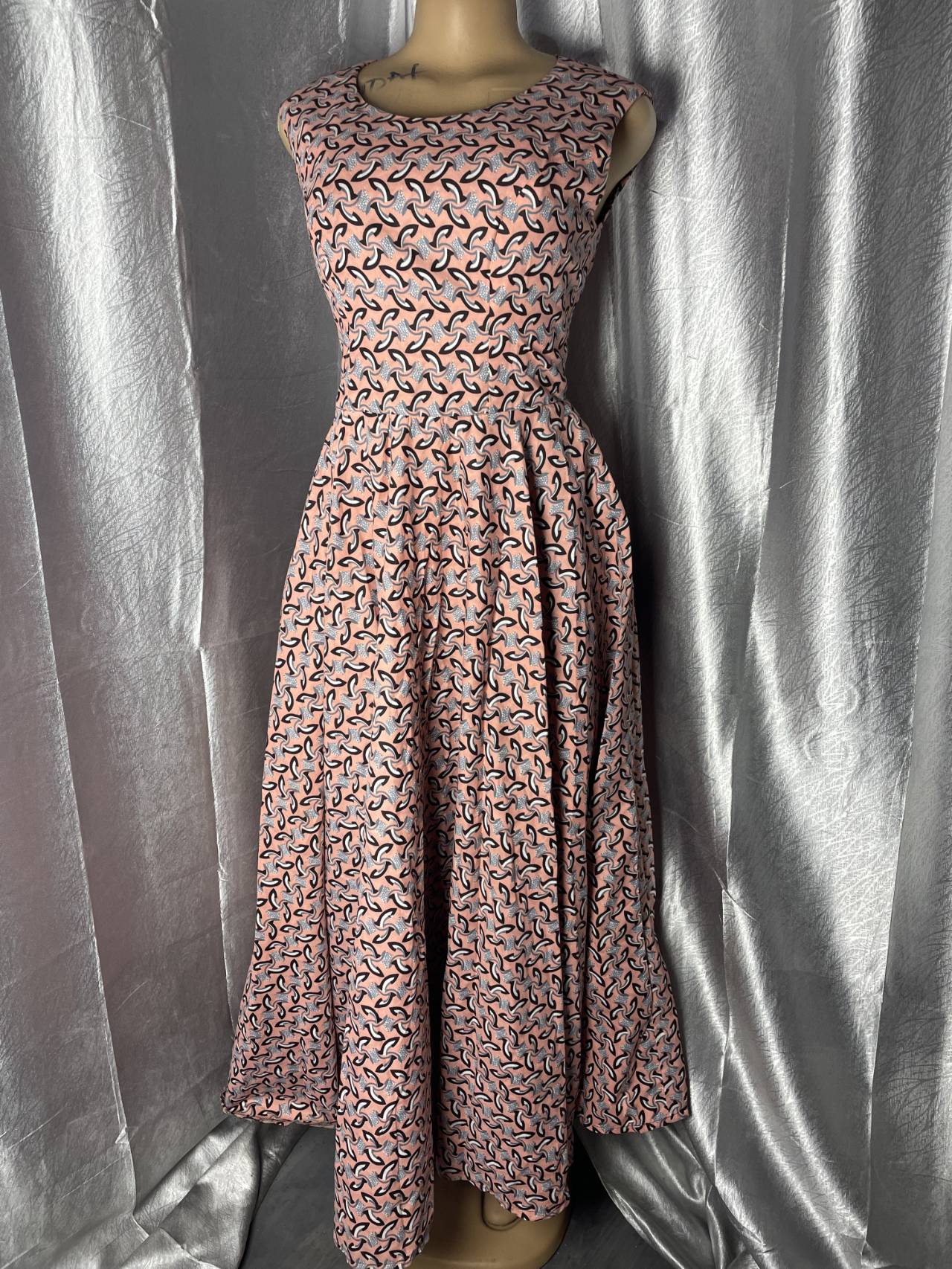 Robe Longue à Motifs Géométriques Pour Femme — image principale