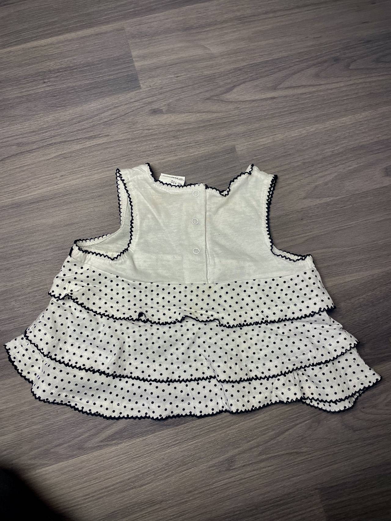 Robe Sans Manches à Pois Pour Bébé — image3