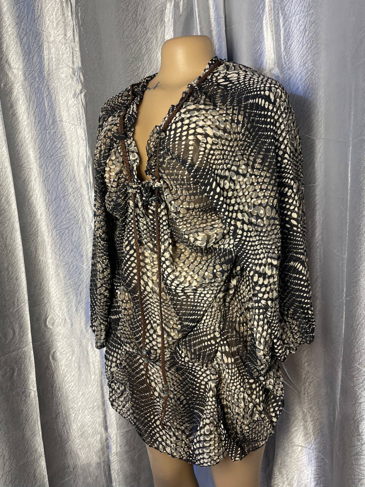 Robe Tunique à Motifs Abstraits Pour Femme — image1