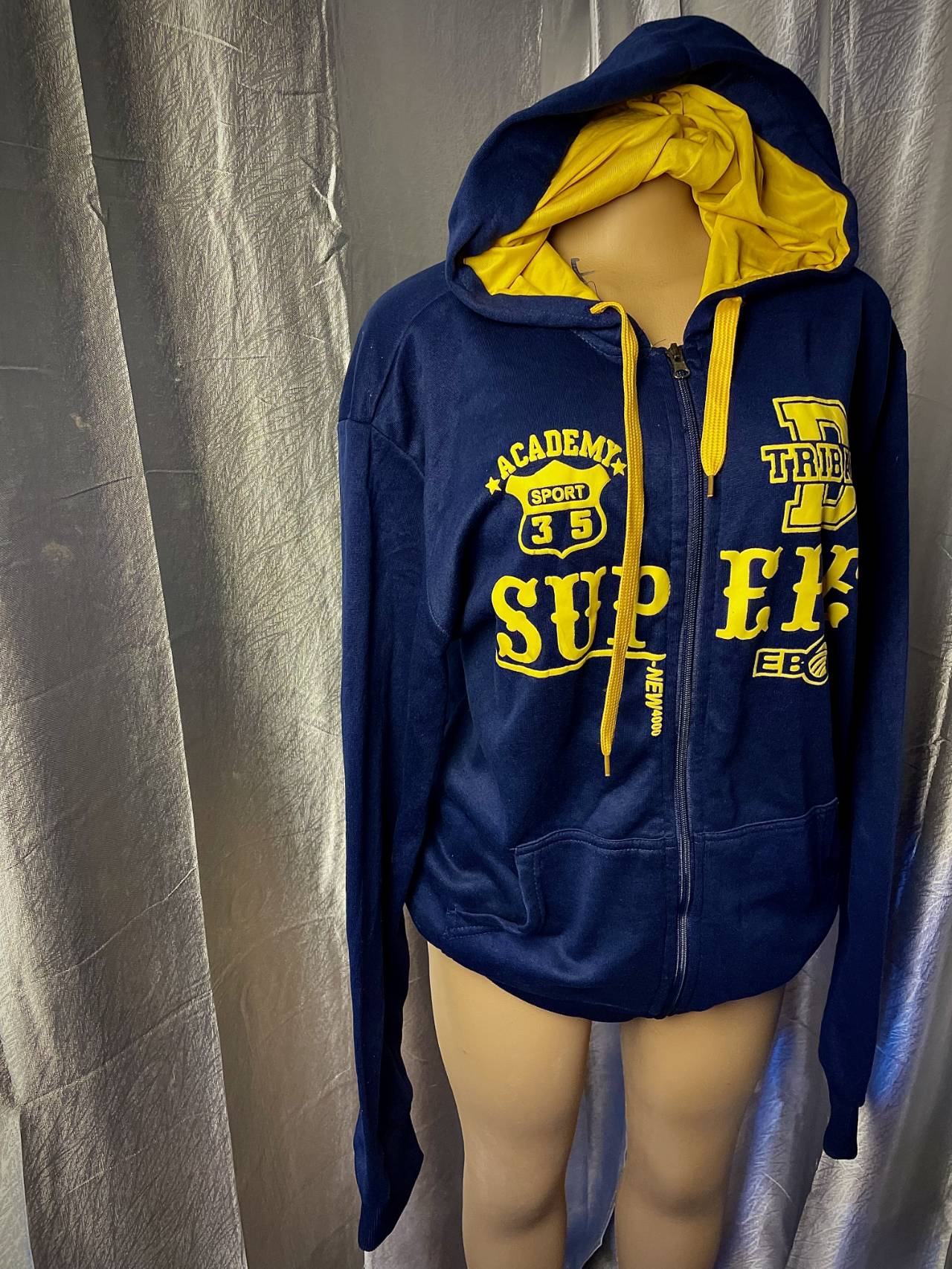 Sweat à Capuche Zippé – Style Universitaire — image2