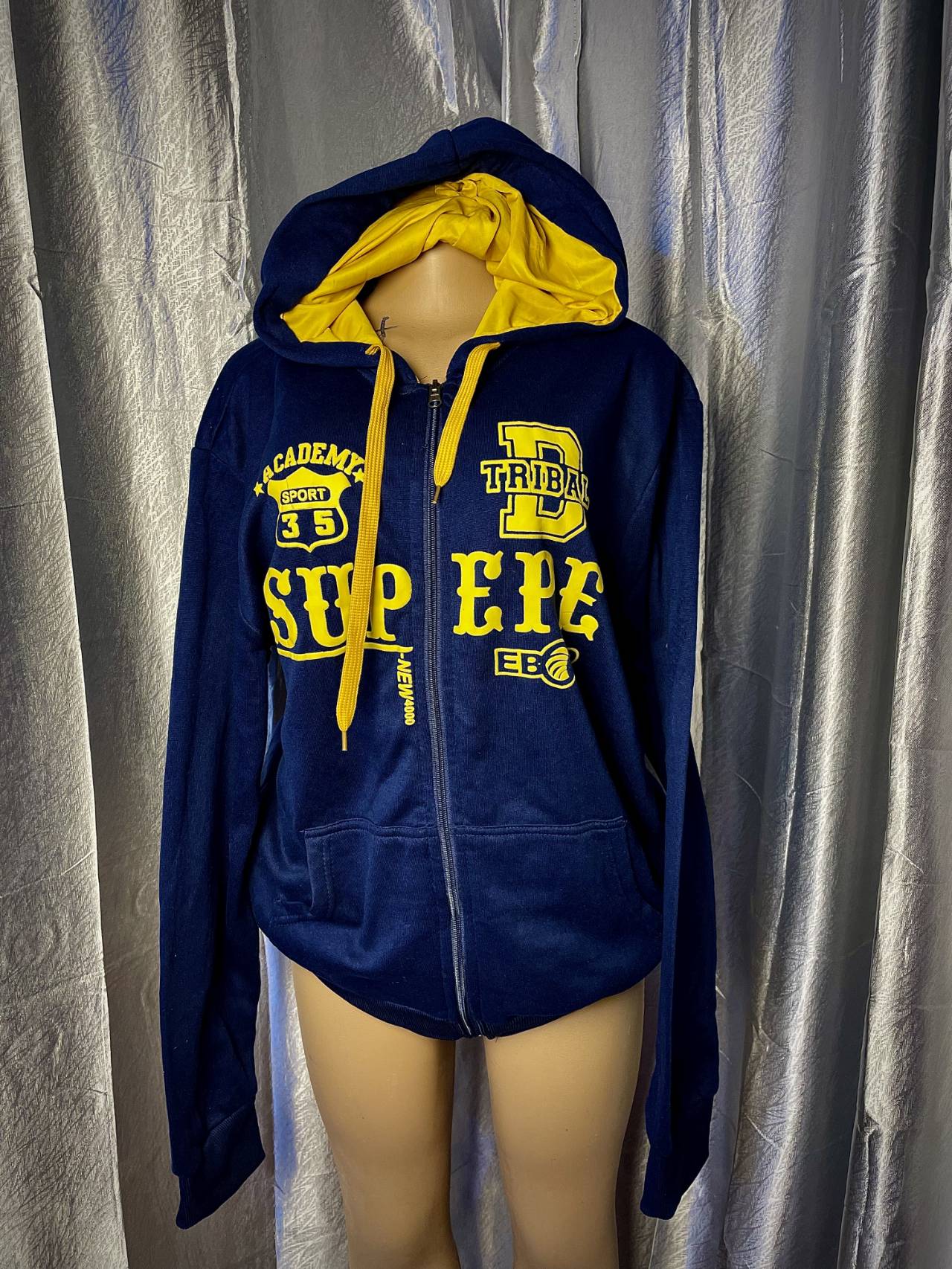 Sweat à Capuche Zippé – Style Universitaire — image principale