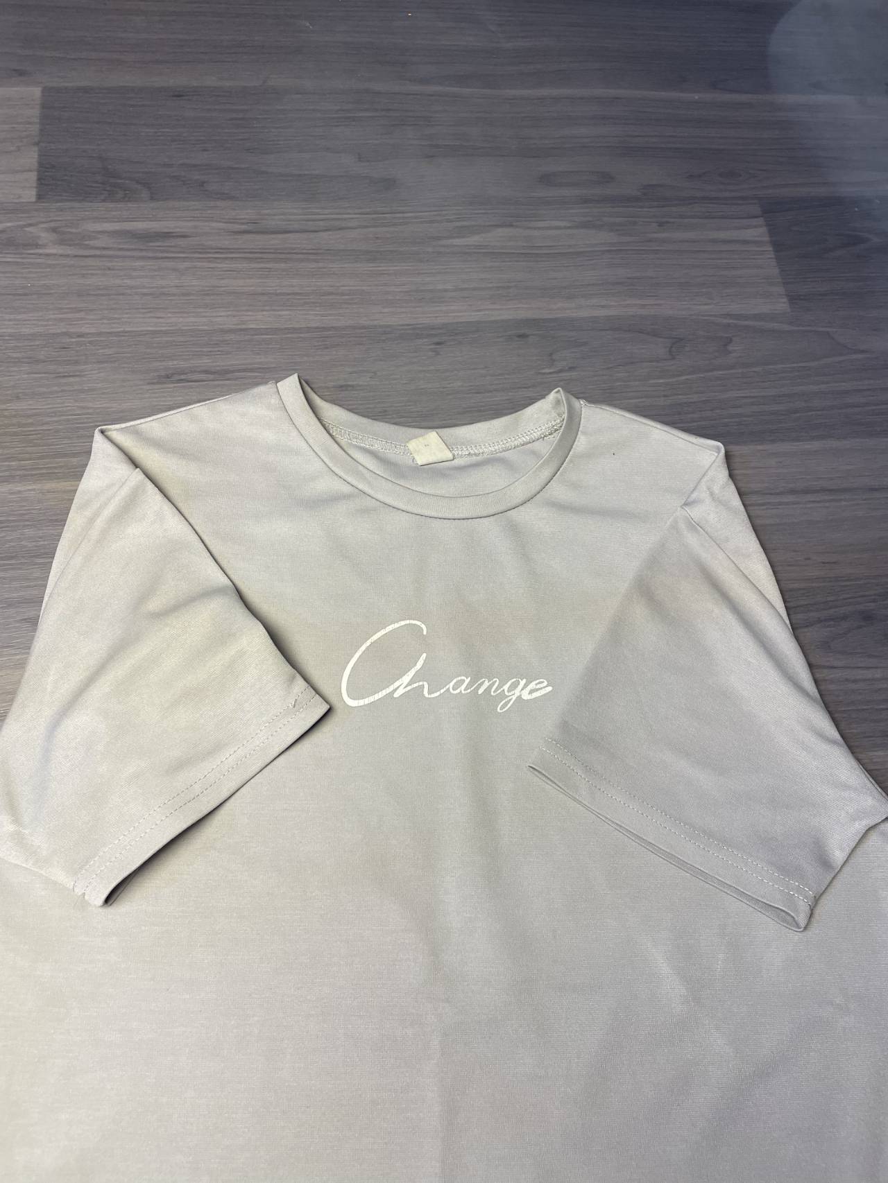 T-shirt Oversize « Change » – Manches Courtes — image1
