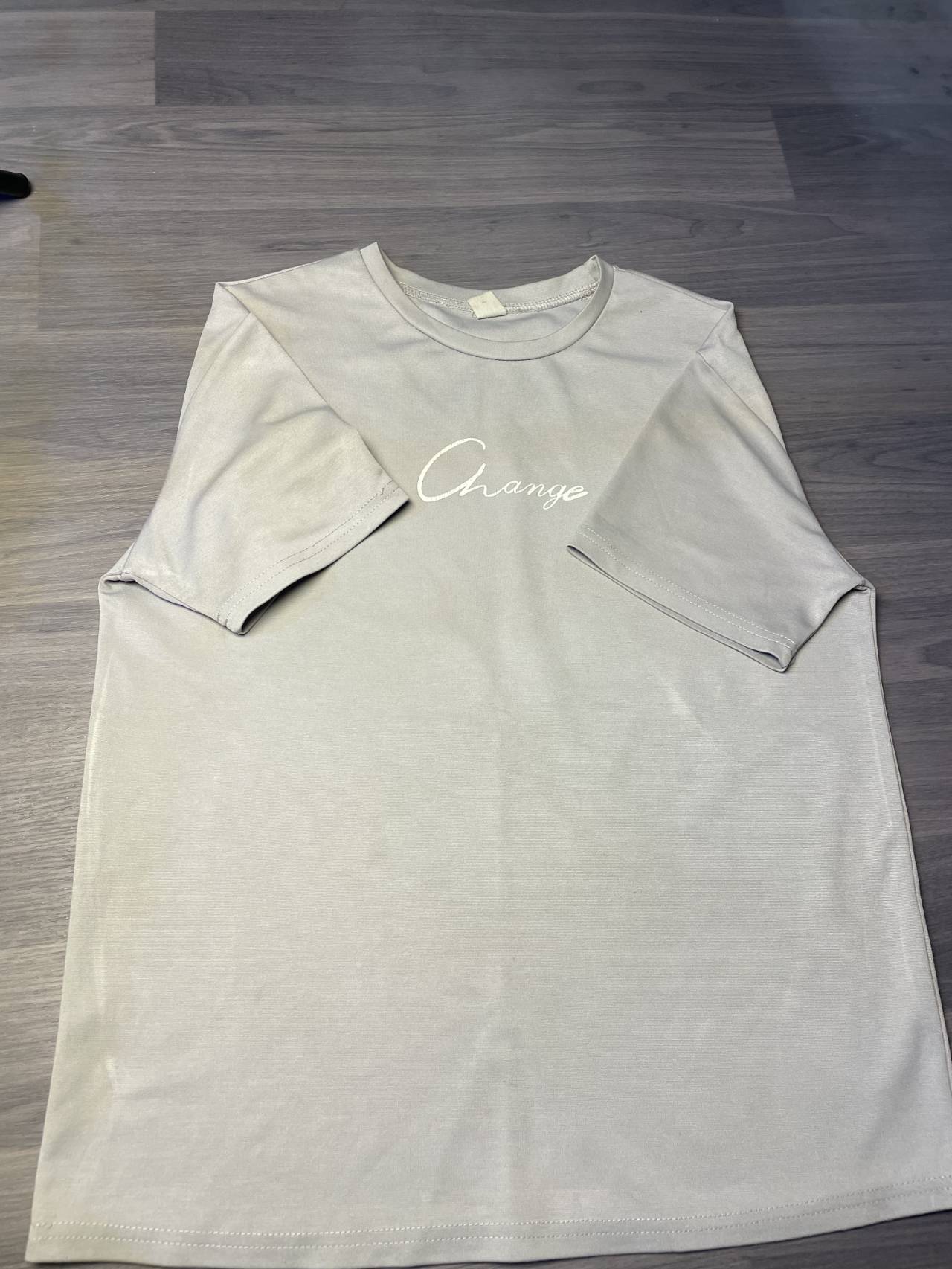 T-shirt Oversize « Change » – Manches Courtes — image principale