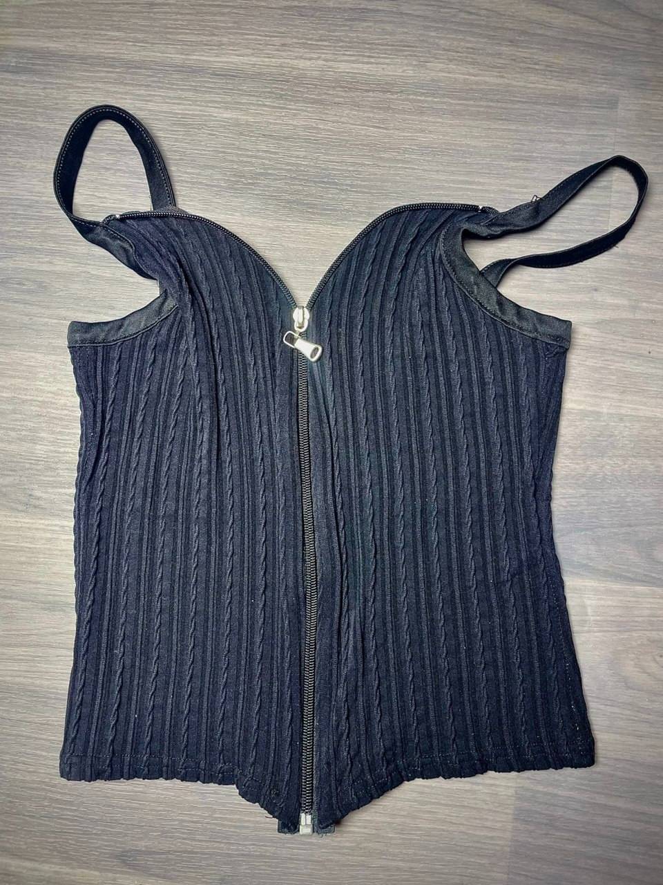 Top Corset à Bretelles Avec Fermeture Zippée — image2