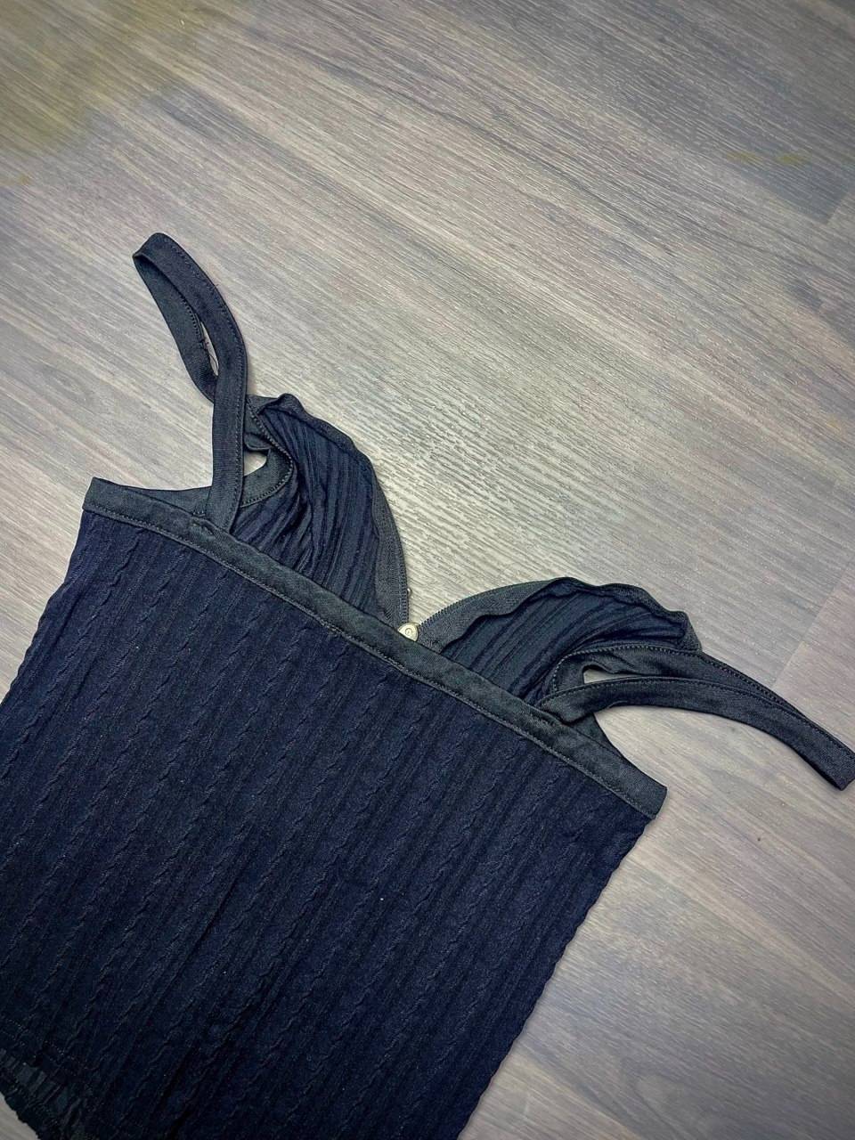 Top Corset à Bretelles Avec Fermeture Zippée — image principale