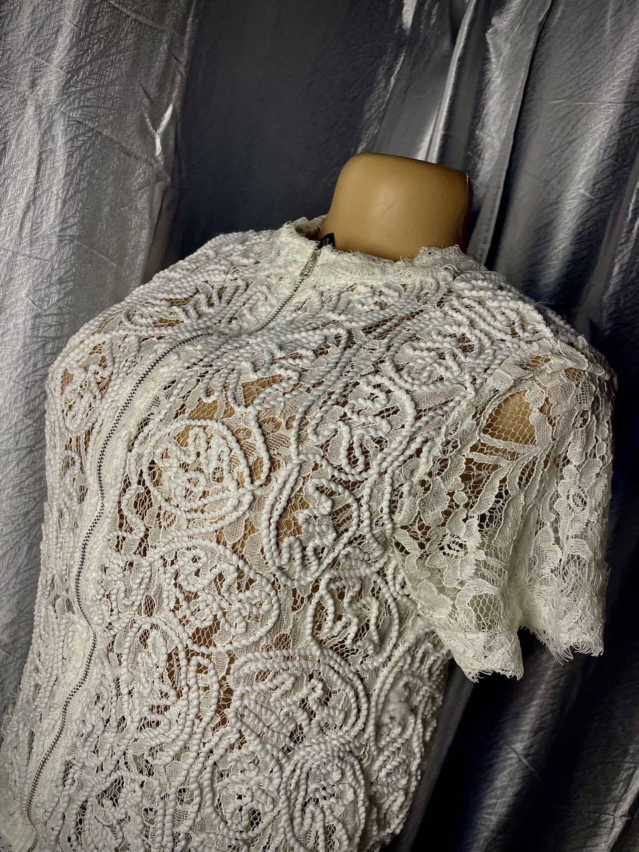 Top Transparent à Motifs Géométriques — image1