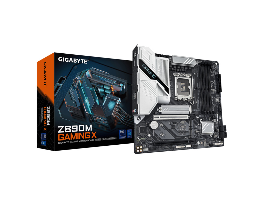 Gigabyte MB Z890M GAMING XLGA1851; 4xDDR5;3xM.2; 4xSATA;5xUSB; 2xDP;1xHDMI; mATX; THUNDERBOLT