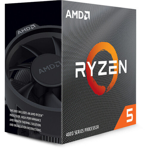 AMD Ryzen 5 4600G AM4 BOX6 cores,12 threads3.7GHz,8MB L3,65W