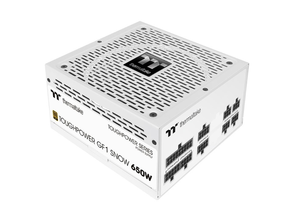Thermaltake PSU GF1 650w Snow Fully modular, non light, Full range, analog, 80+ Gold