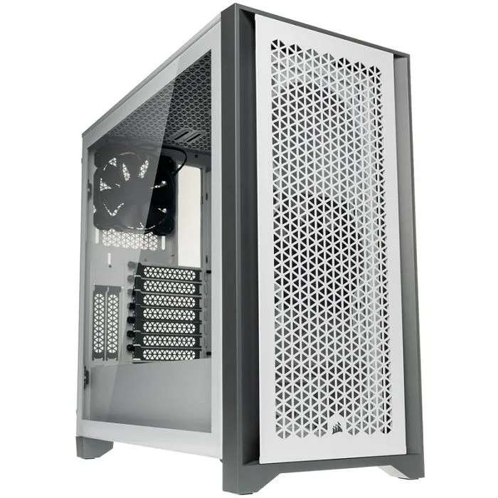 CORSAIR 4000D AIRFLOW WhiteTempered Glass Mid-TowerATX Case