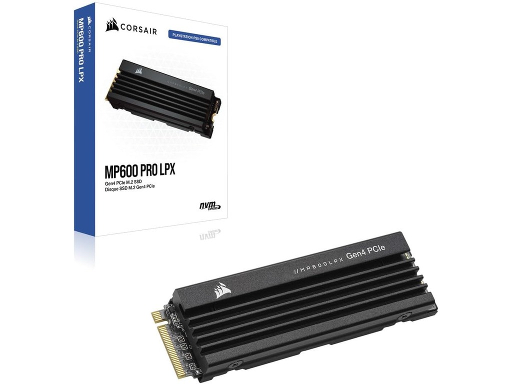 Corsair SSD 1TB M.2. MP600PRO LPX, PCIe Gen4x47,100/6,800MB/s, PS5 compatible