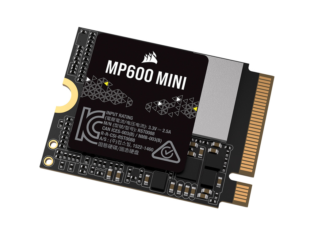 Corsair SSD 1TB Mini M.2 MP6002230, PCIe Gen 4x4, NVMe4,800/4,800MB/s