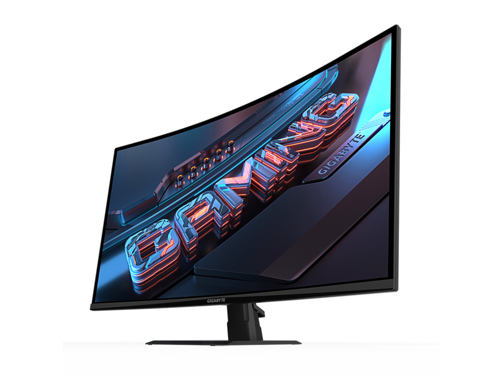 Gigabyte Monitor 31.5" GS32QC31.5" VA 1500R, 2560x1440 QHD 300cd, 170Hz, 1ms, 2x HDMI, 1x DP