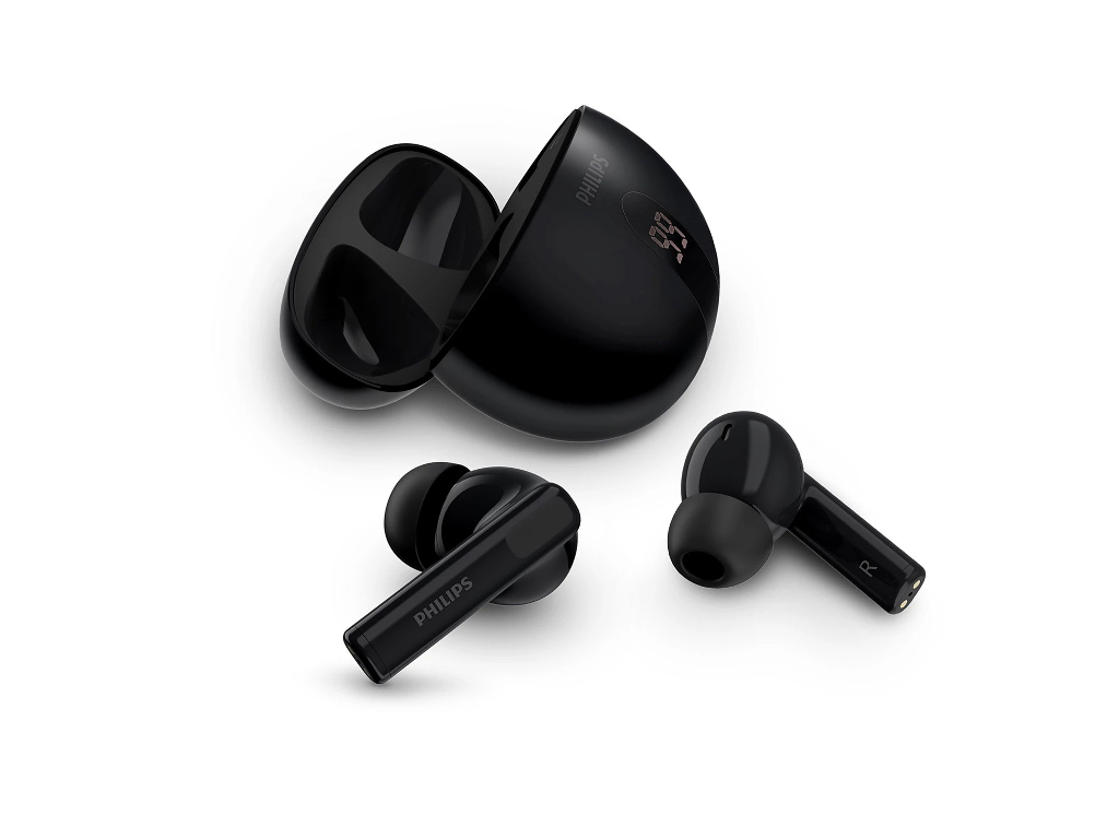 Philips TAT2520BK/00 bežičneBlokiranje buke; 2 AI mikrofonDo 20 sati reprodukcije; zastita IPX4