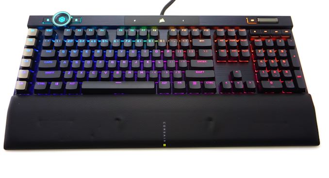 Corsair K100 RGB KeyboardOptical-Mechanical GamingCorsair OPX Switch, Black