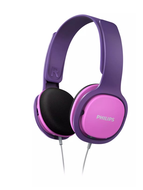 Philips  SHK2000PK dječije sl, žičane slušalice, boja pink, sa ograničenjem glasnoće do 85dB