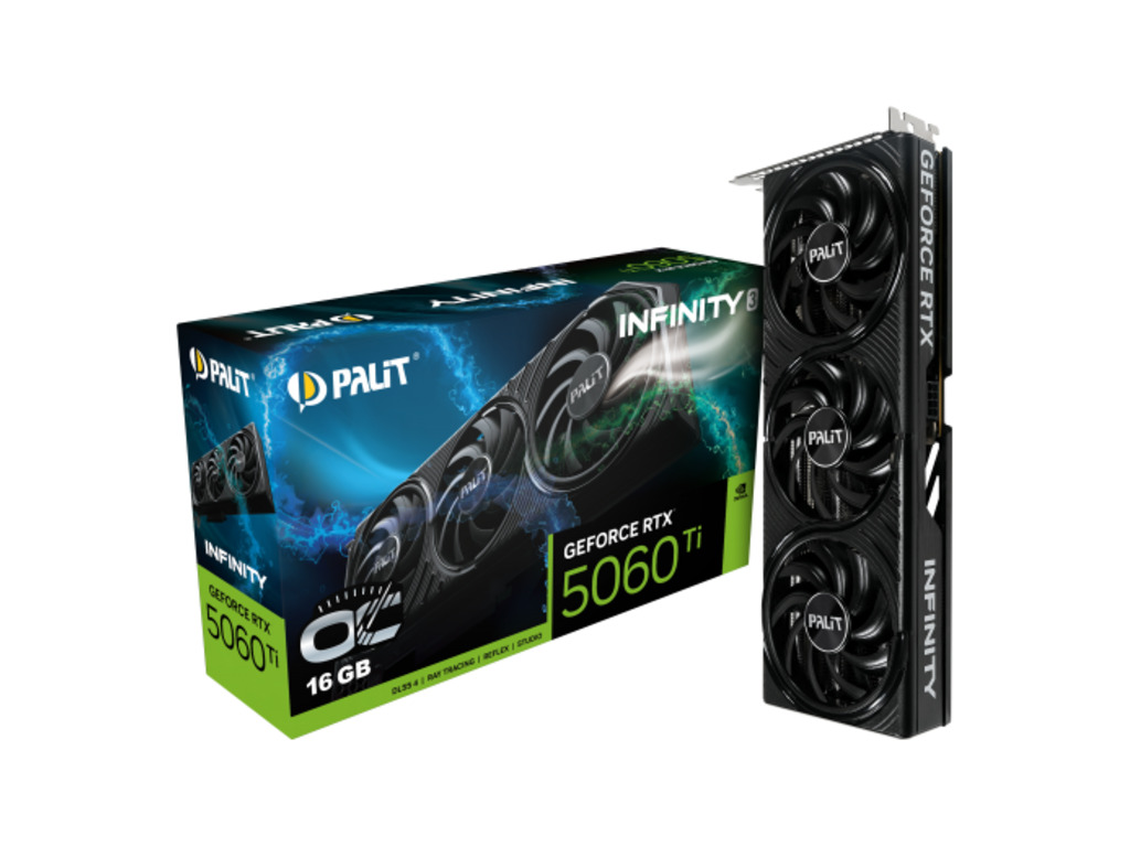 PALIT VGA 5060Ti OC Infinity 3 16GB GDDR7, 128-bit, 3x DP, 1x HDMI