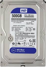 WD HDD 500GB SATA3 Pull16MB 7200RPM Caviar Blue12 mjeseci garancija