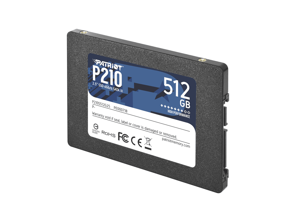Patriot SSD 512GB 2.5'';P210; up to R/W : 520/430 MB/s