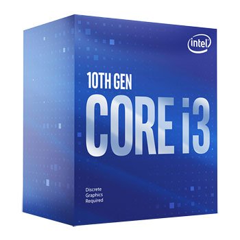 Intel Core i3-10100F Processor3.60GHz 6MB L3 LGA1200 BOX,bez grafike