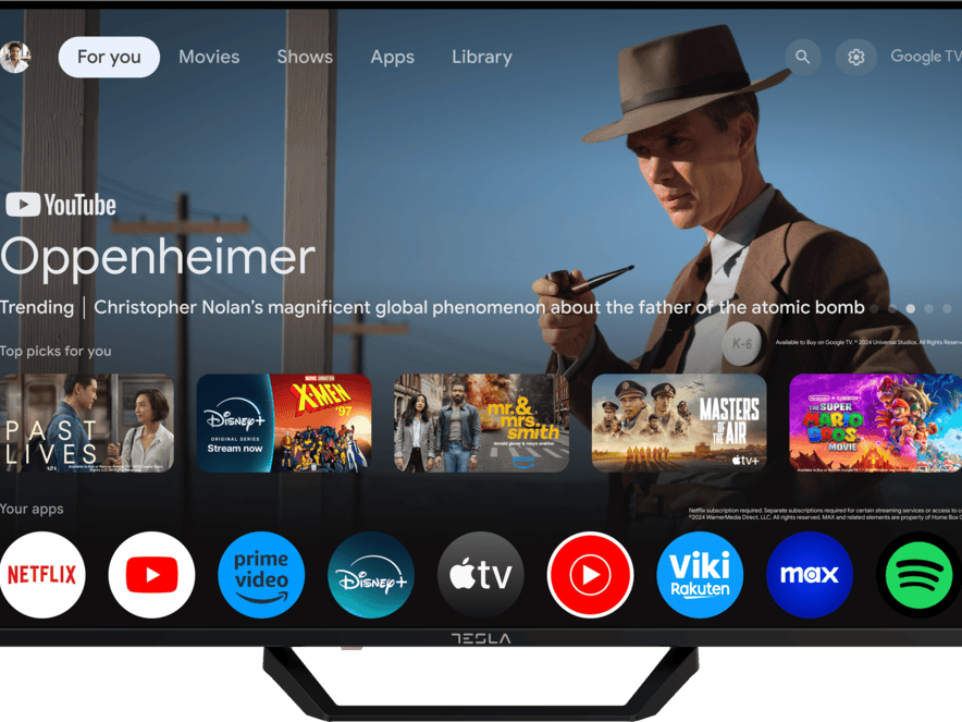 TESLA TV 50E655BUS Google TV Powered by Google Google Asistant