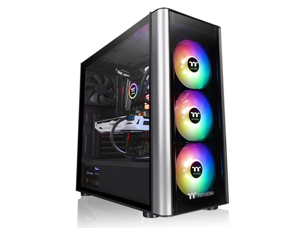 Thermaltake Level 20 MT ARGB mid tower case, 3x 120mm 5V ARGB fan, 1x 120mm