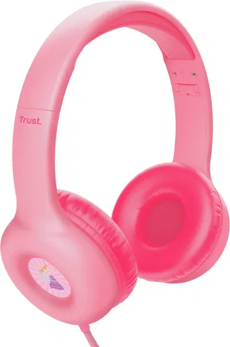 Trust Nouna wireless bluetoothdječije slušalice, pink