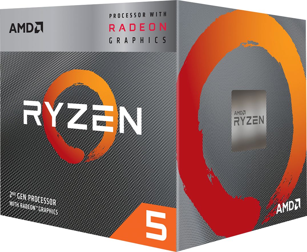 AMD Ryzen 5 3400G AM4 BOXCPU 4 cores,8 threads3.7GHz,4MB L3,65W,Radeon Vega 11