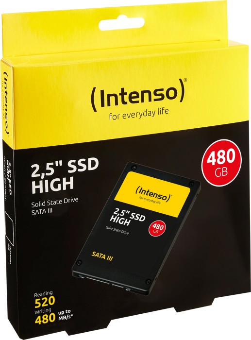 Intenso SSD 480GB HIGH 2.5"520/480MBs, SATA3