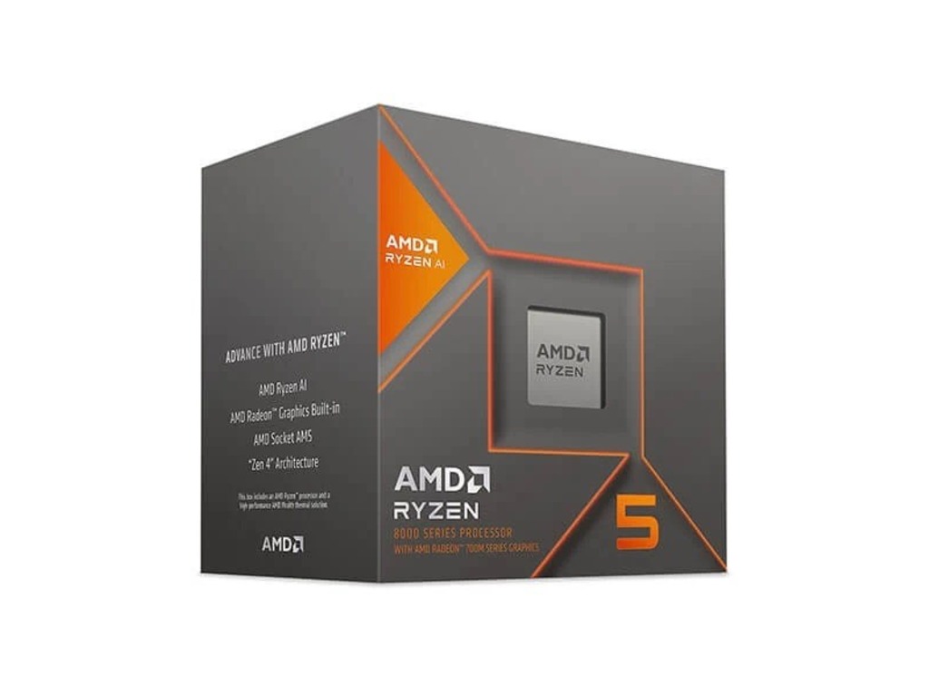 AMD Ryzen 5 8500G AM5 BOX6 cores,12 threads,3.5GHz,16MB L3,65W