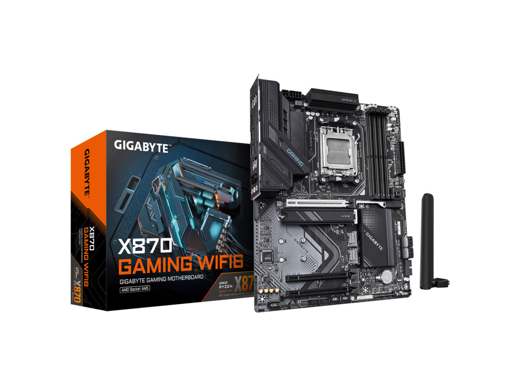 Gigabyte MB X870 GAMING WF6AM5; 4xDDR5; 3xM.2; 4xSATA10xUSB; WIFI 6; ATX; RAID