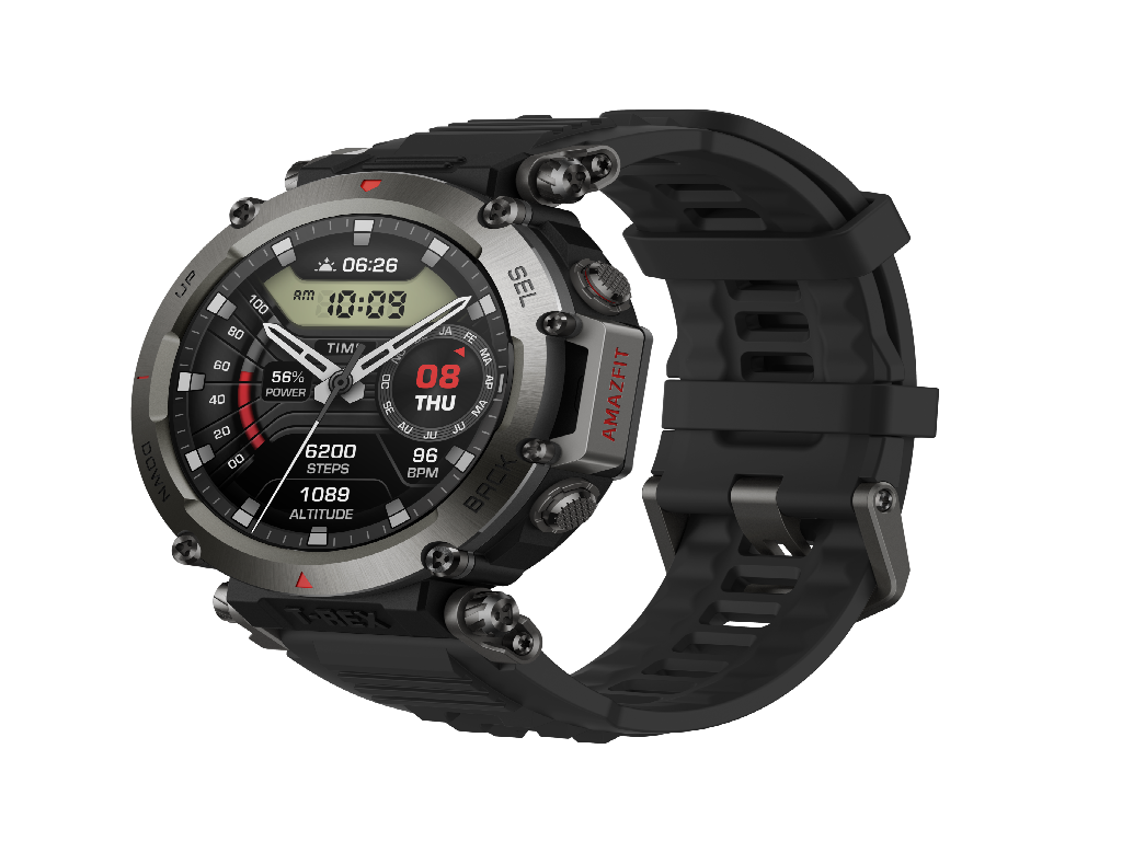 Amazfit T REX Ultra Black Outdoor GPS; 316L Stainless Steel; 20 dana baterija; 1.39" display