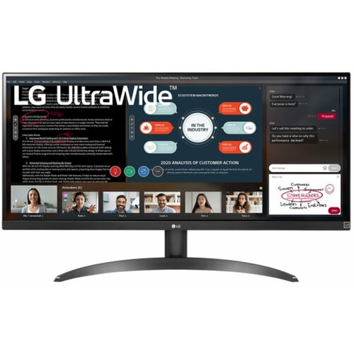 LG 29" monitor 29WP500-B29",IPS,2560x1080,250cd,5ms,2xHDMI,75Hz,Tilt,VESA 100x100mm