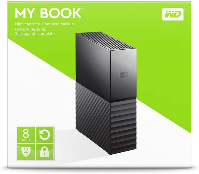 WD HDD 8TB MyBook externalUSB 3.0,Black