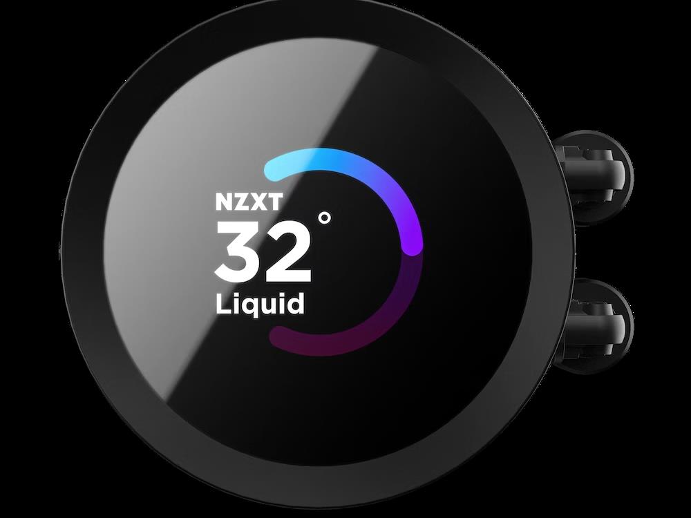 NZXT Water cooling 360 RGB Kraken, liquid AIO cooler LCD Display