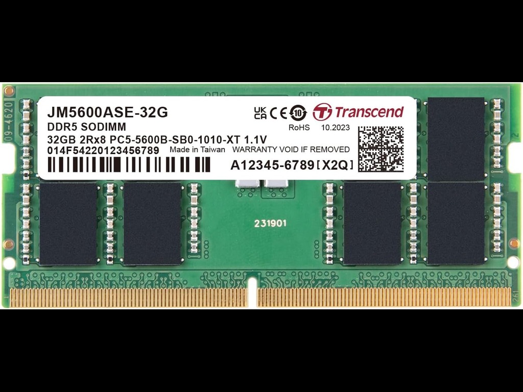 Transcend DDR5 32G 5600 SODIMM