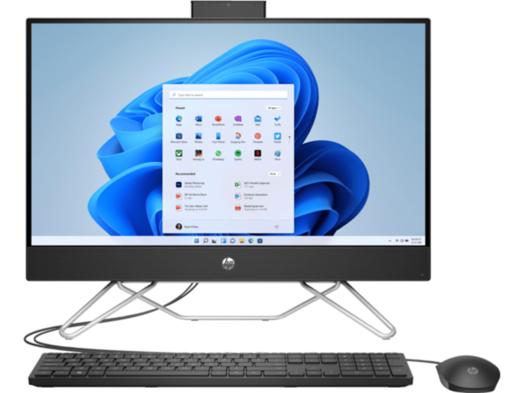 HP 24-cb1080ny All-in-One PC23,8", Touch,i3 1215U,8GB,512GB,NO OS, Wireless, Speakers,Crni