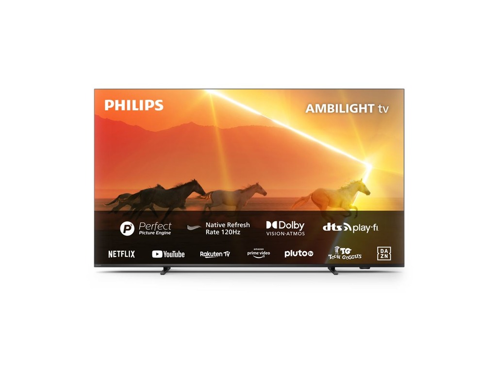Philips 55''PML9008 Smart 4KMini led TV; 100HZ panel;2.1 HDMI; Ambiliht 3 strane