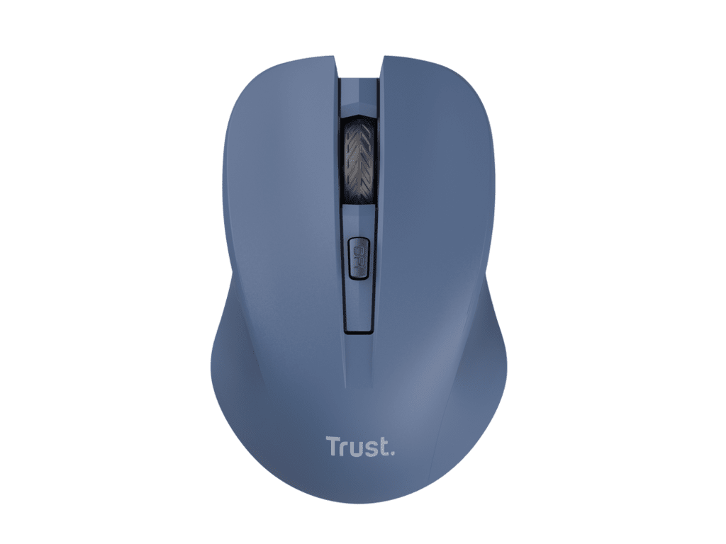 Trust Mydo silent wls miš wireless plavi, DPI 1000-1800 obje ruke, 4 tipki, tihi