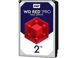 WD HDD 2TB SATA3 Red Pro64MB,7200RPM