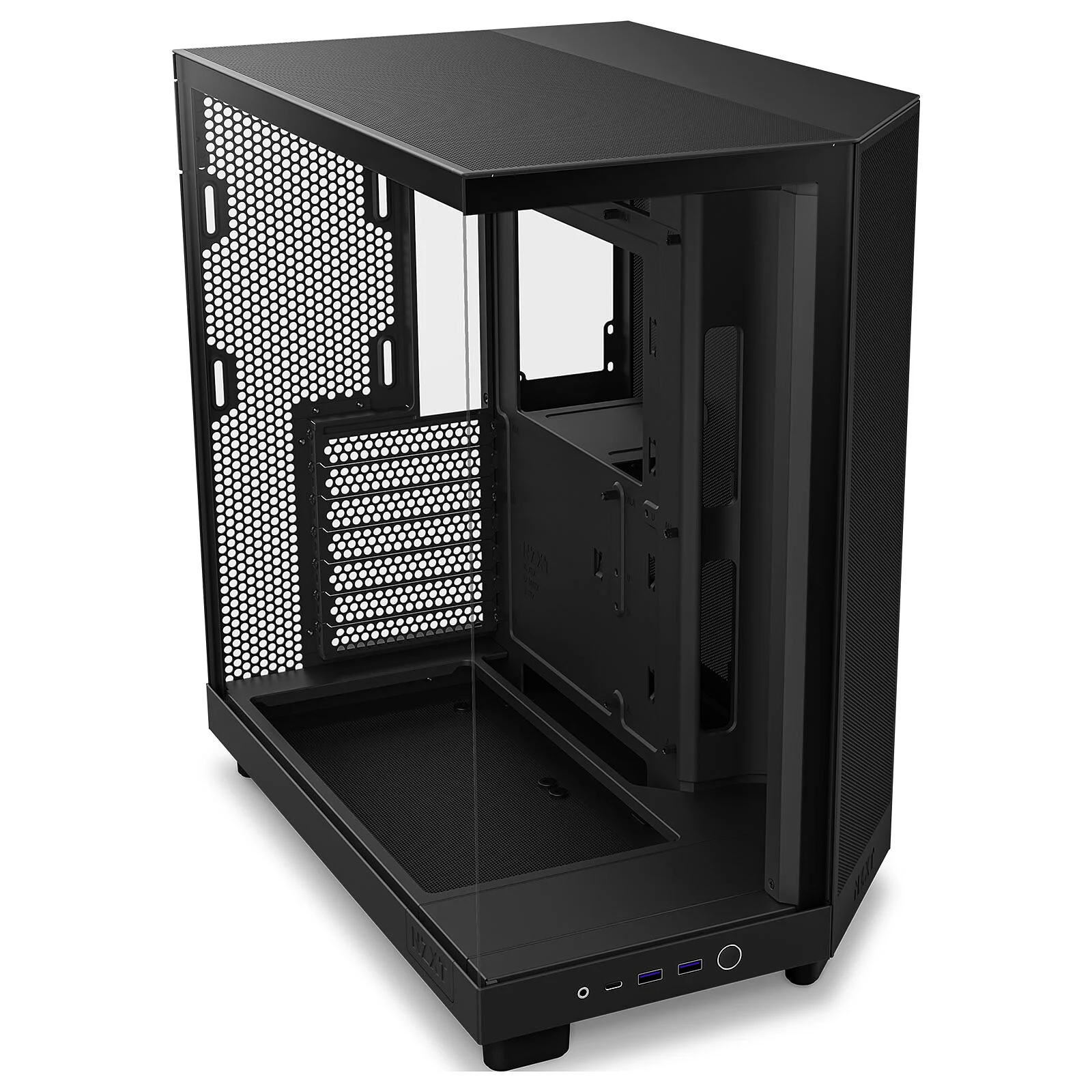 NZXT CASE H6 FLOW BLACK mini-ITX, Micro-ATX, ATX, Mid-tower, 3x fan