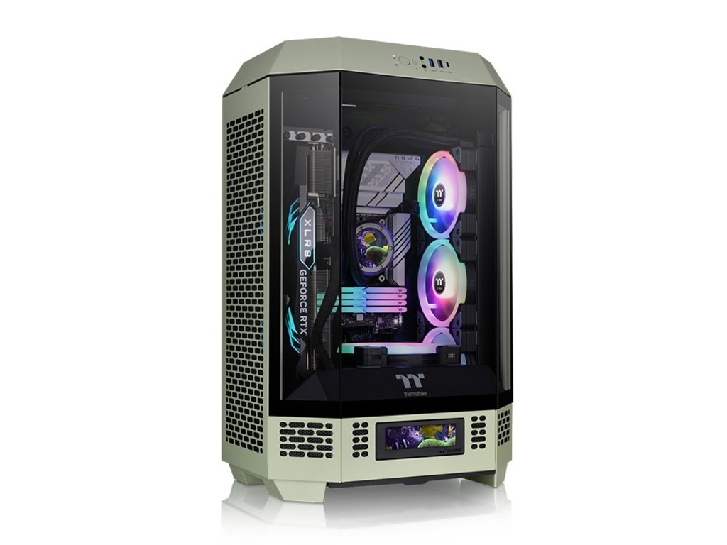 Thermaltake The Tower 300Green, Micro Tower Case, mATX